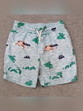 Toddler Boy Swim Shorts 3T Carter's Blue Ocean Theme